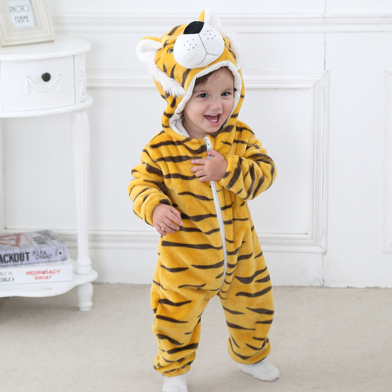 Infant Snuggle Romper - Cozy Animal Onesie