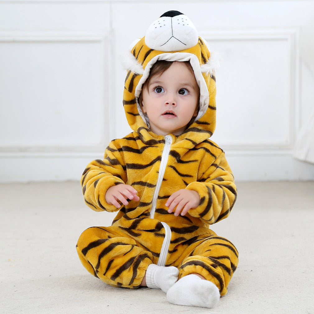 Infant Snuggle Romper - Cozy Animal Onesie