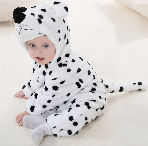 Infant Snuggle Romper - Cozy Animal Onesie