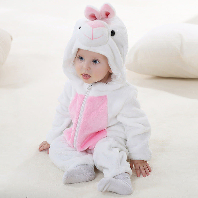 Infant Snuggle Romper - Cozy Animal Onesie