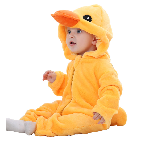 Infant Snuggle Romper - Cozy Animal Onesie