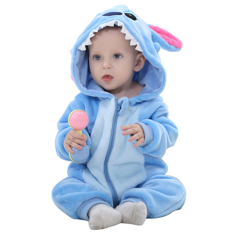 Infant Snuggle Romper - Cozy Animal Onesie