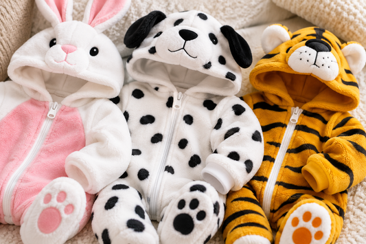 Infant Snuggle Romper - Cozy Animal Onesie