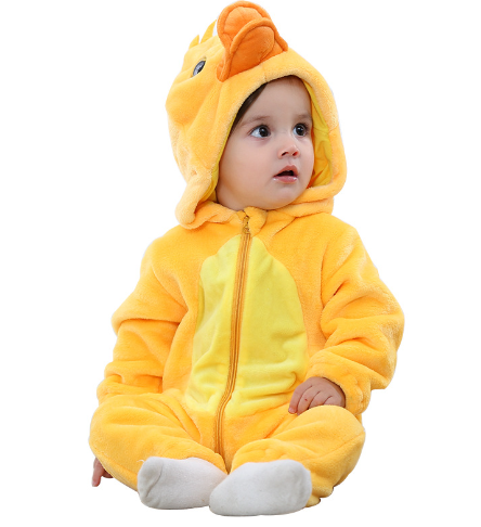 Infant Snuggle Romper - Cozy Animal Onesie